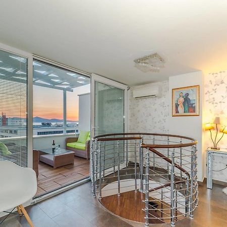 Sunset Penthouse Apartment With Jacuzzi And Seaview Zadar Extérieur photo