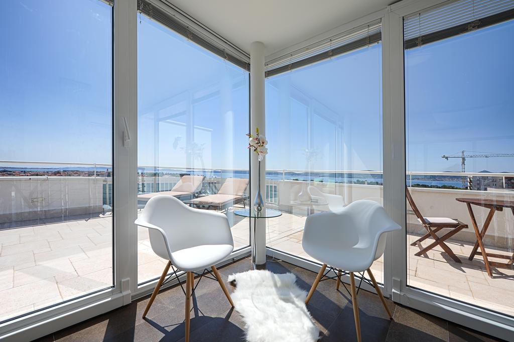 Sunset Penthouse Apartment With Jacuzzi And Seaview Zadar Extérieur photo